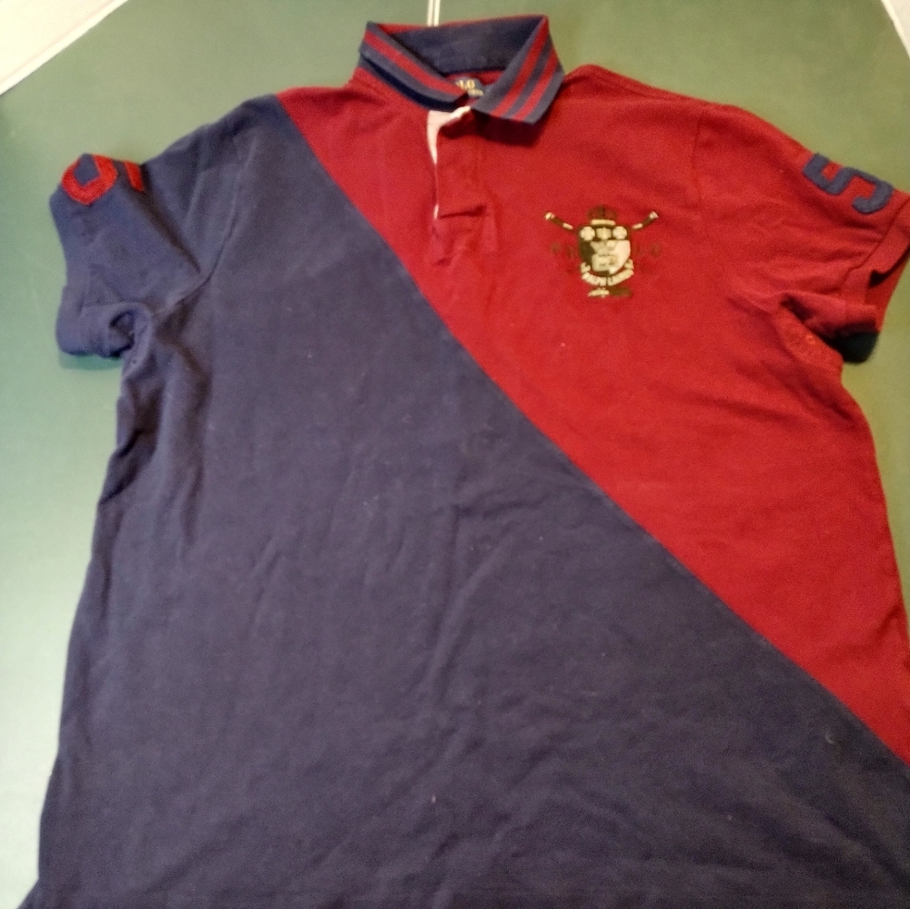 Polo Ralph Lauren Polo Rugby Shirt XL Custom Slim PRLC 5. In very good used cond